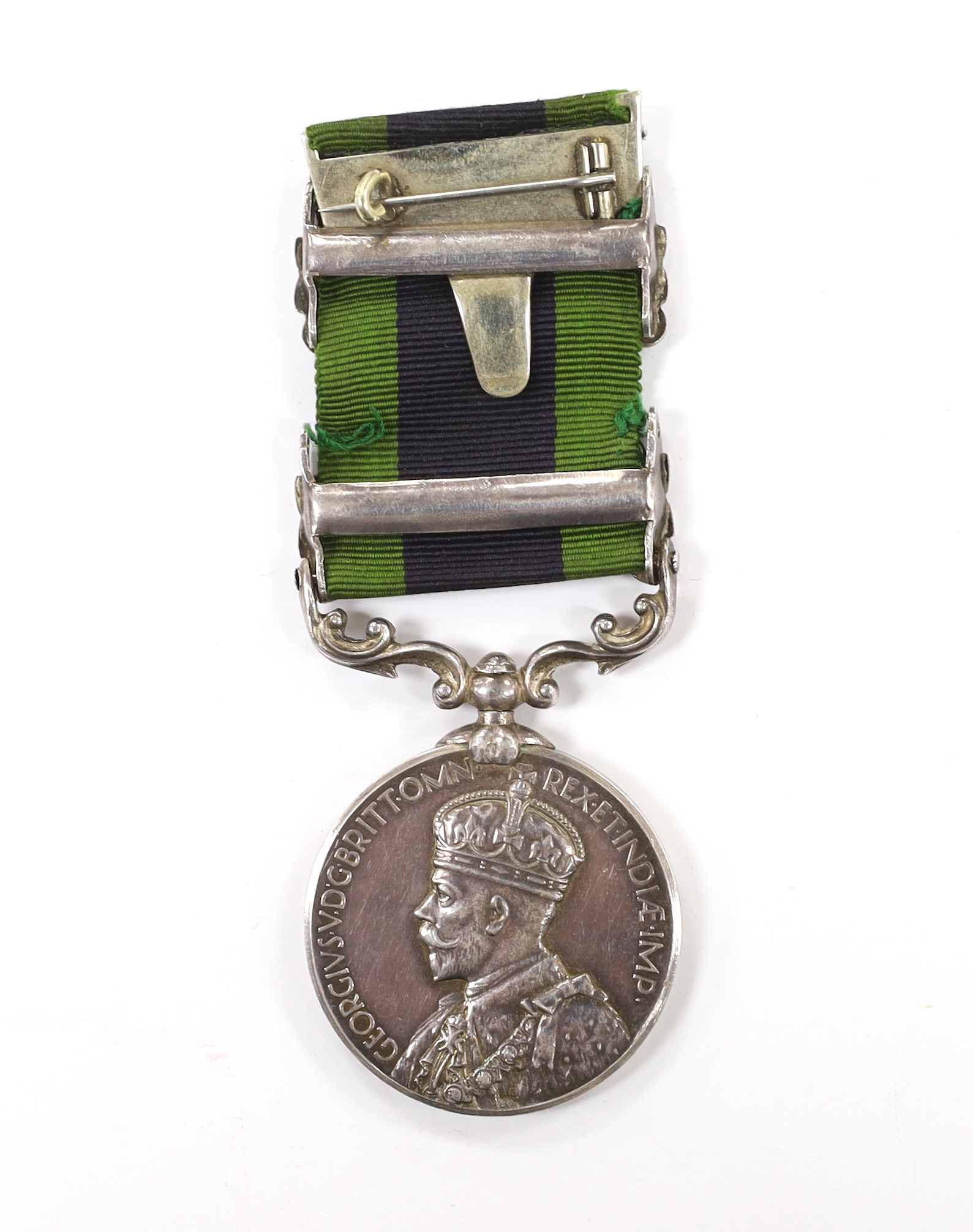 A George V India medal to L.A.C. S.W. Lipscomb R.A.F. with two bars for North West Frontier 1930-31 and Mohmand 1933